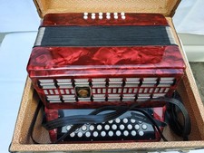 Weltmeister Knopfakkordeon mit Koffer   Weltmeister Akkordeon Schifferklavier 