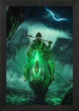 Rüstung Nashorn gerahmtes