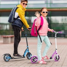 Klappbarer Roller 6+ Jahren für Kinder Erwachsene Tretroller Cityroller Scooter