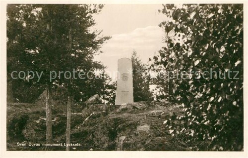 Lycksele sven duvas - duvas, monument