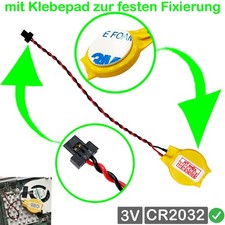CR2032 Bios Batterie, flach