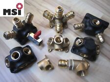 Wanddose Druckluft Luftweiche Verteiler Pneumatik 7,2 Druckluftkupplung 