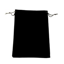 SCHMUCKJAGD  SCHMUCK - SAMTBEUTEL SCHWARZ  20x15 CM