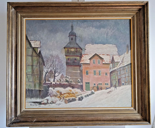Gemälde ölgemälde signiert - gemälde,