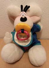 Diddl Maus als Baby mit Schnuller + Lätzchen ca 32 cm Plüsch Stofftier Depesche