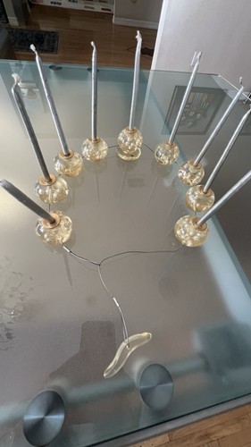 Hanukkah menorah orna lalo - hanukkah,