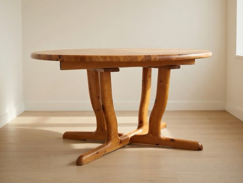 Vintage esstisch kiefer massiv - esstisch,