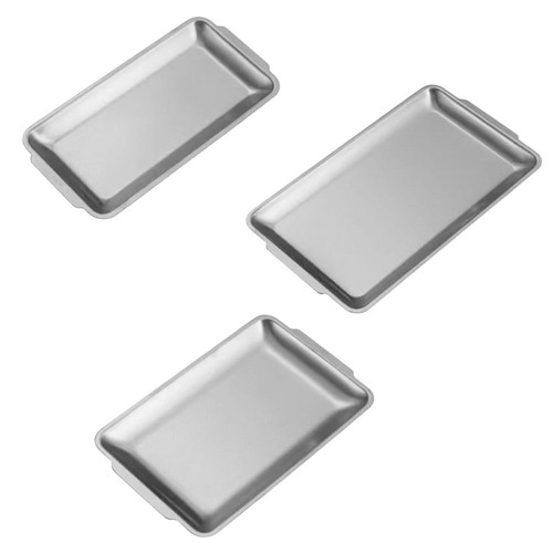 Serviertablett aus edelstahl - aus,