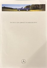 Mercedes E 200 Cabrio Prospekt