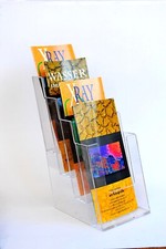 Prospektständer/-austeller Konvolut für Flyer, Visitenk., Buch usw., guter Zust.