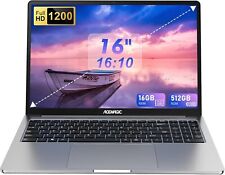 ACEMAGIC 16 Zoll FHD Laptop Intel N97 16GB RAM 512GB SSD Notebook WiFi 5 Win11