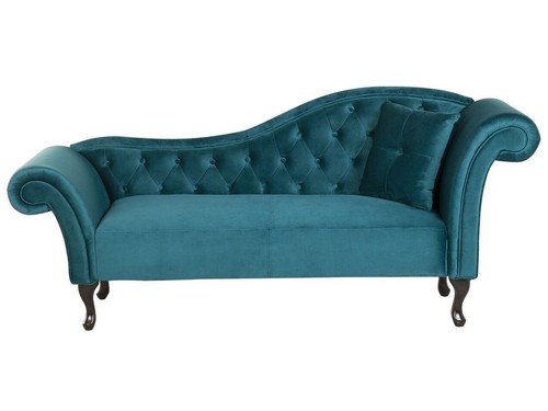 Chaiselongue samt blau - chaiselongue, grün