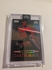 2024 Topps Chrome Black Star Wars 25 Years Of Darth Maul #DM-16