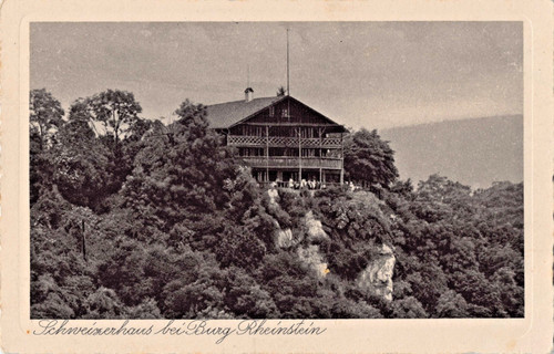 Ansichtskarte schweizerhaus - ansichtskarte,