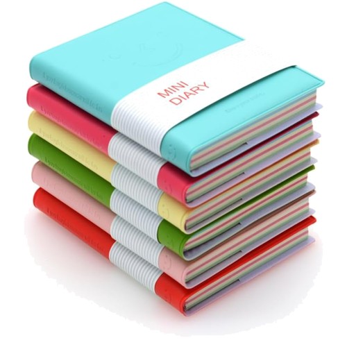 Mini notizbuch set - set, farben