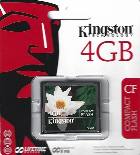 Kingston compact flash cf - 4, gb