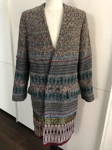 Zara boucle ethno mantel - boucle,