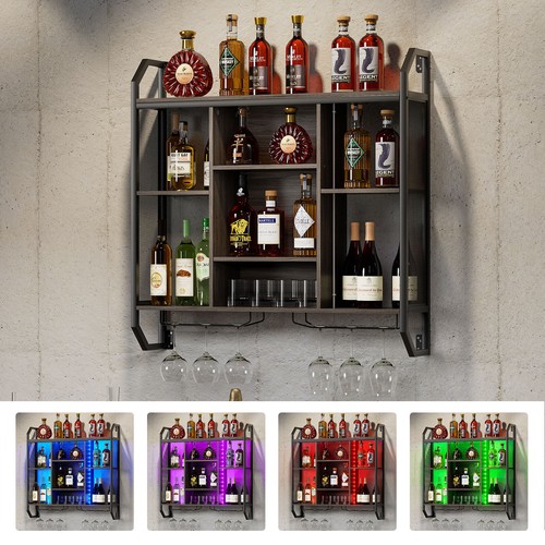 Barregale zur wandmontage mit - barregale,