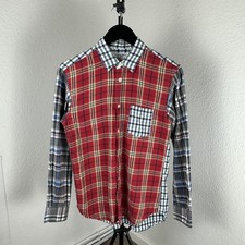 Men's Comme des Garcons Boys Sample Checkered Shirt Size S Made in France