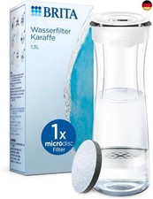 BRITA Wasserfilterkaraffe, weiß (1,3L) inkl. 1 MicroDisc Wasserfilter ? 
