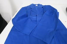 Herren Kittel  Berufsmantel blau Arbeitskittel Baumwolle Gr. 54