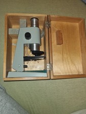 DDR Mikroskop Row Rathenow Schul Mikroskop ￼ defekt kein Spiegel 