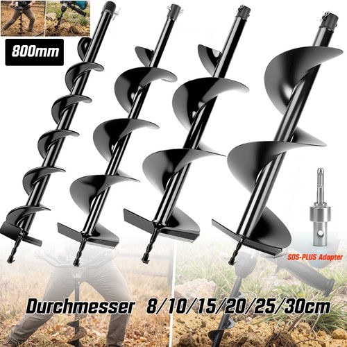 80cm erdbohrer mit sds - 80cm,