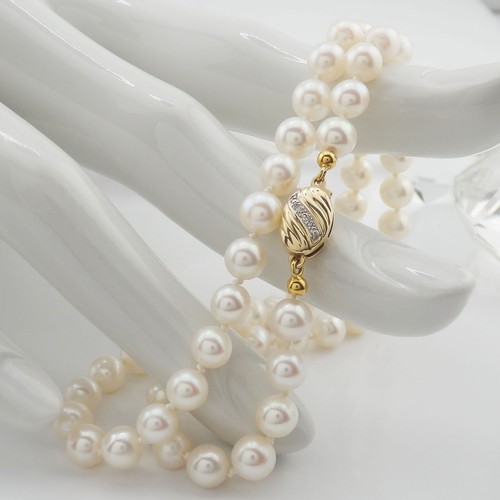 Perlencollier akoya - 57,