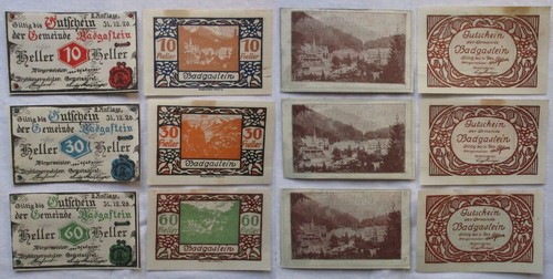 Banknoten bis 60 heller - banknoten,