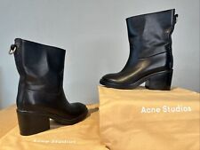 ACNE Studios Boots gr. 37 Wie Neu Schwarz Stiefel Leder Chunky Vintage