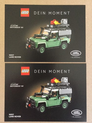 Lego postkarten land rover - 2,