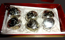 Alte WMF 6 Stck edle Serviettenringe Ring Stil versilbert Metall Rosendekor Rose