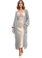 Maxi strickjacke damen - strickjacke,