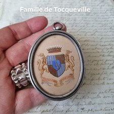 Medaillon 19. Jh. bemaltes