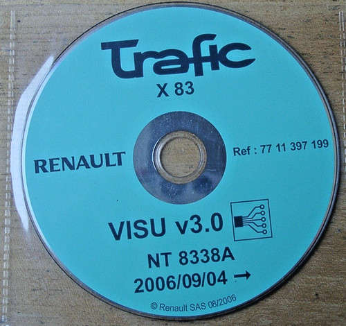 Visu renault trafic x83 - x83, nt