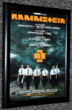 RAMMSTEIN band A4 FRAMED  2005