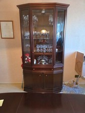 Glasvitrine Vollholz