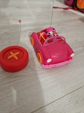 LALALOOPSY  Mini RC Cruiser Wireless Remote Control Red Car And Doll