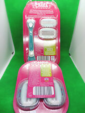 Ombia (Lacura) Rasierer für Frauen; (3/6 Klingen Rasierer) +  3/6 Ersatzklingen