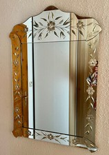 toller Spiegel mit Facettenschliff venezianischer Stil, Handarbeit