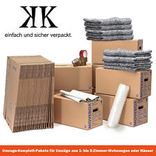 Umzugspakete Umzugssets Umzugsmaterial Umzugskartons 1 bis 5 Zimmer Wohnung Haus