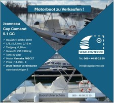 Motorboot gebraucht 60PS 