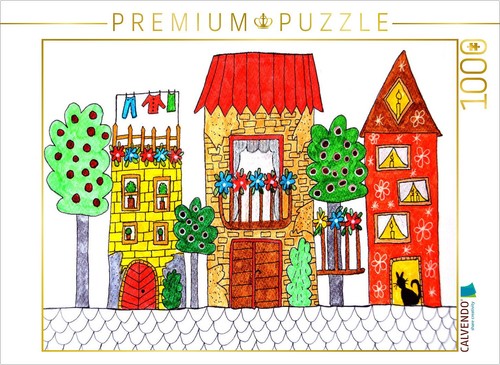 Calvendo puzzle drei bunte - puzzle,