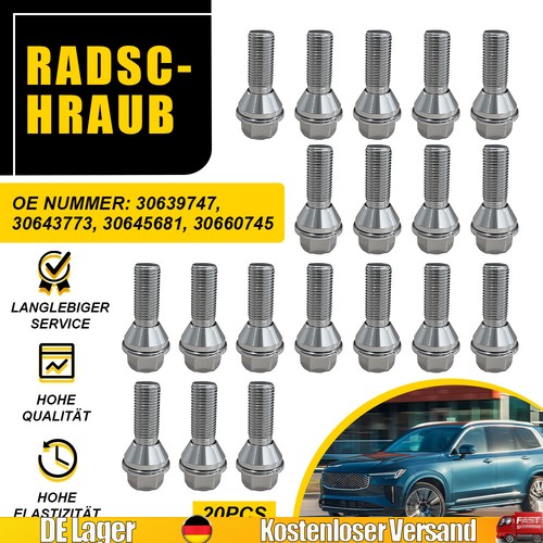 20x radschraube m14x1 für - m14x1,5,