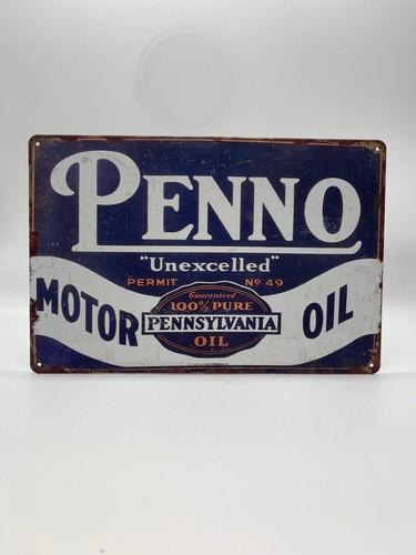 Blechschild penno motor oil - penno,