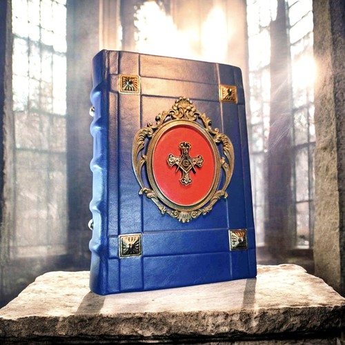 Antike freimaurer bibel aus - ,