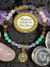 ZWILLINGE Sternzeichen Armband Geburtsstein Edelstein CHALCEDON TURMALIN u.a. gf