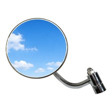 Außenspiegel Chrom links