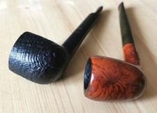 2 Tabakpfeifen Pipe DENICOTEA: Denicotea 203, Denicotea de Luxe Rugby 831