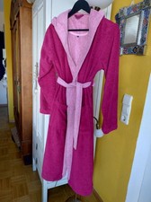 Bademantel Damen Vossen Größe XS Pink/Rosa mit Kapuze